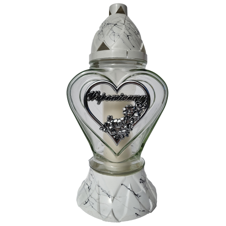 P109 Serce Wspominamy białe